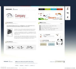 韩国精品网页设计模板 视觉美学与用户体验的典范